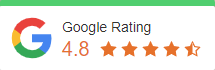 4.8 out of 5 stars Google rating